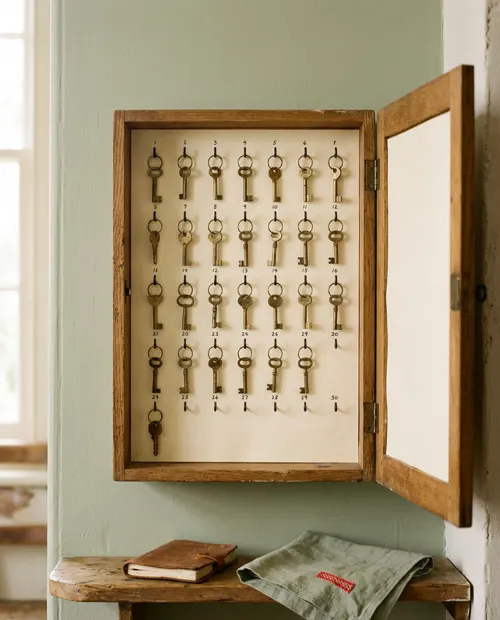 Every key numbered and logged. Nobody waits for a locksmith.